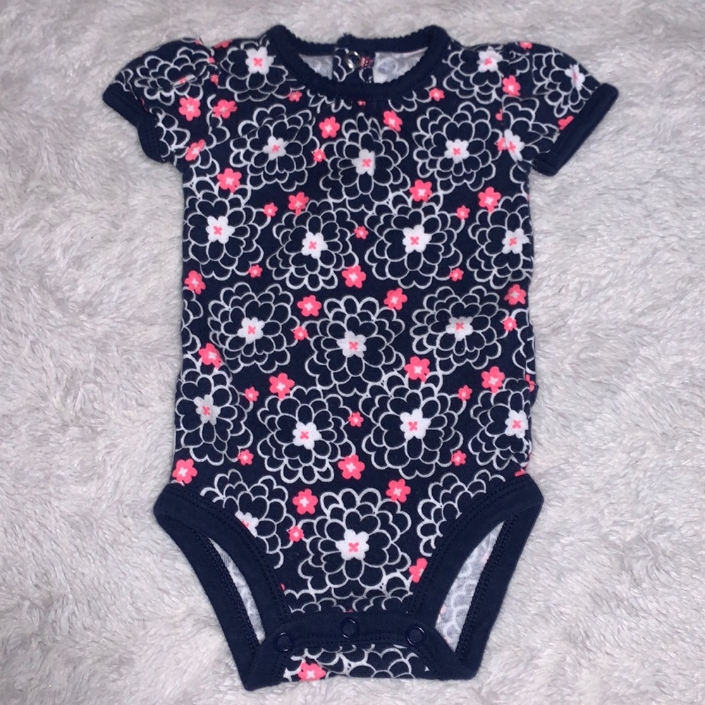 (3 for $10) carters floral bodysuit